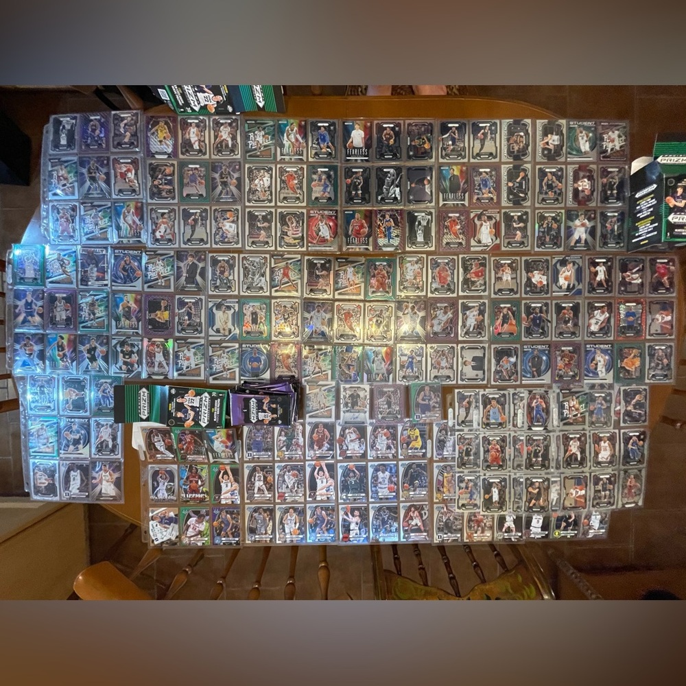NBA Panini Prizm Draft Pick + Bowman Cards, 200+ Cards, Autographed
